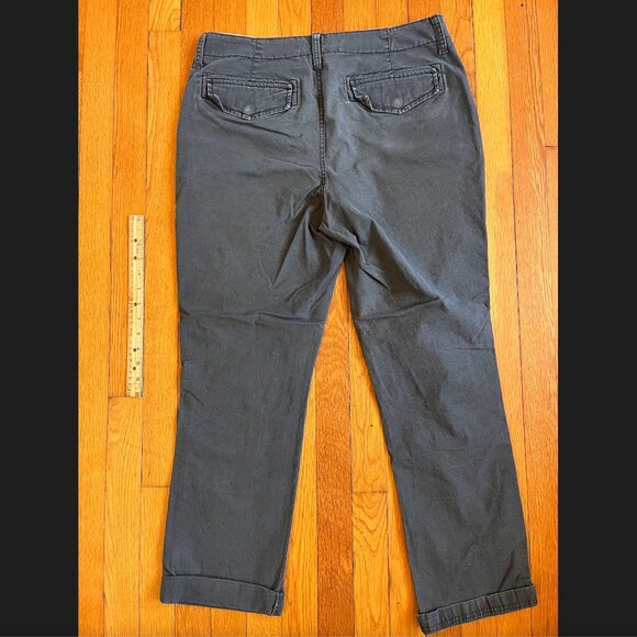 Old Navy Men's Black Khaki Pants Built In Flex Business Casual, 34x32, Straight - Picture 2 of 3